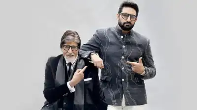 Proud dad Amitabh Bachchan blesses Abhishek Bachchan as he begins first day of Shah Rukh Khan’s ‘King’ shoot: ‘Ek aur nayi film ki shuruaat..’