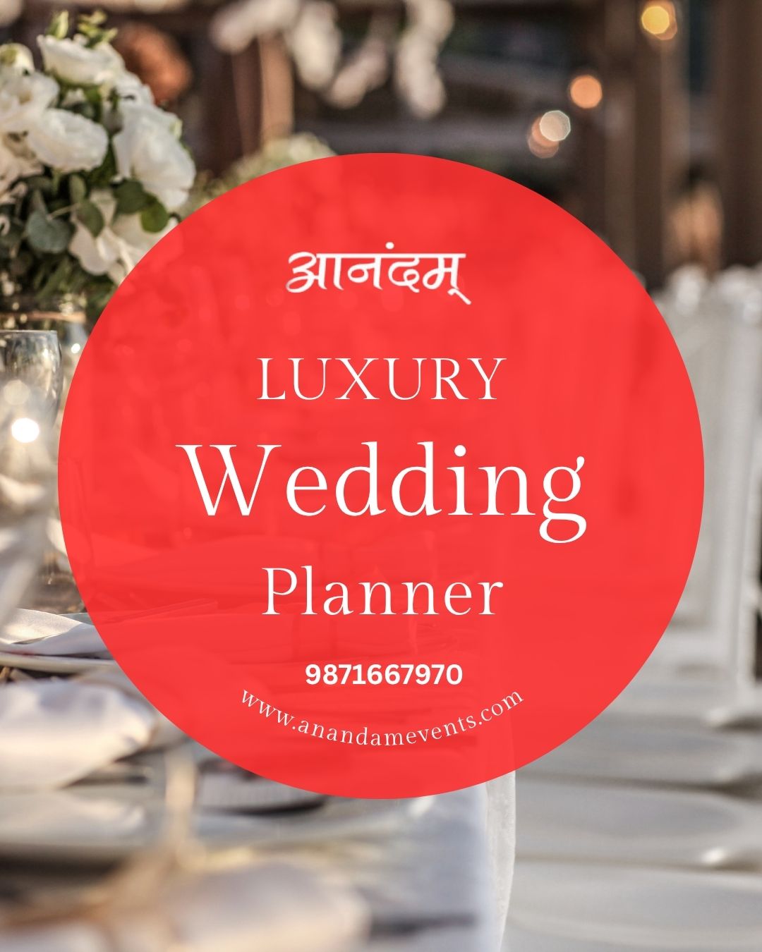 Anandam Events wedding planner